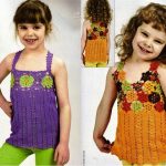 Blusas tejidas para niña patrones