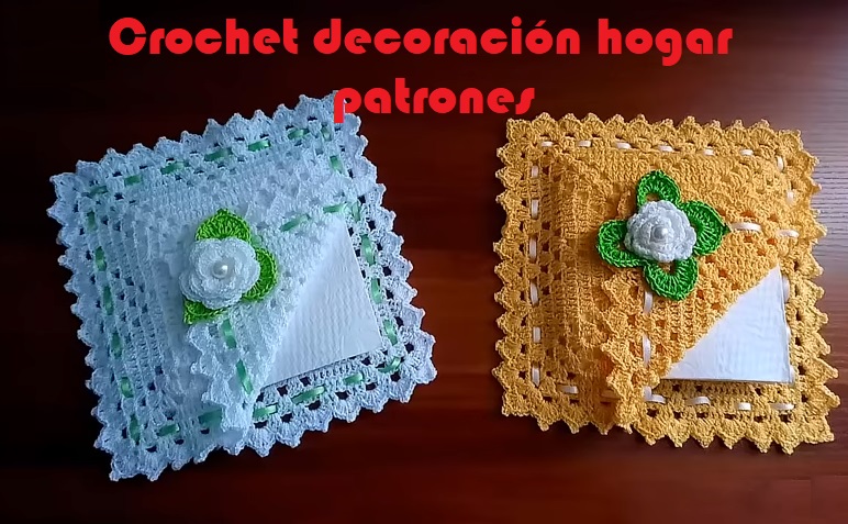Crochet decoración hogar patrones