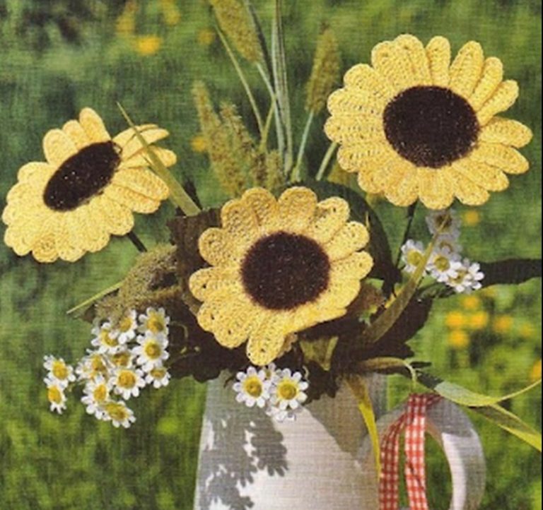 Flores tejidas