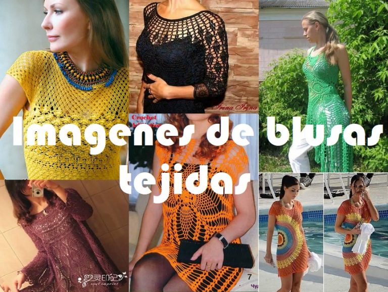 Imágenes de blusas tejidas