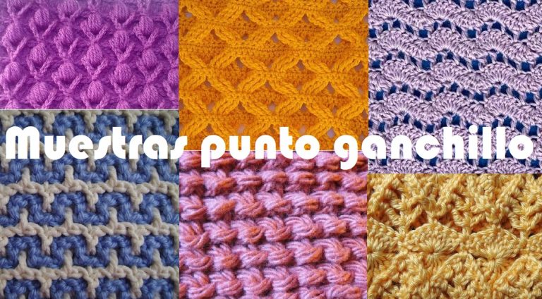 Muestras punto ganchillo