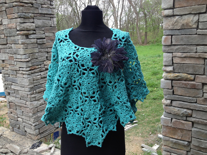 Ponchos de crochet