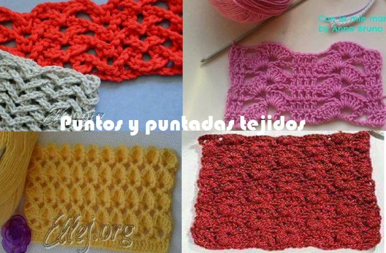 Puntos y puntadas tejidos