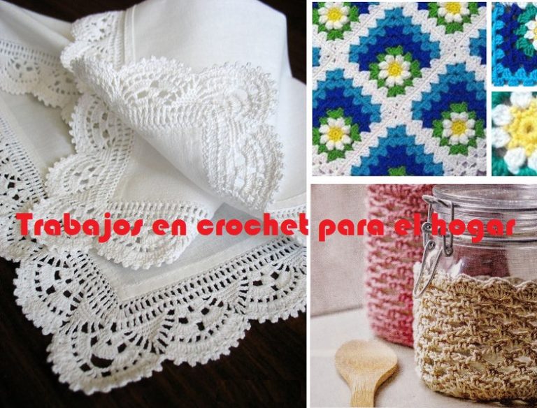 Trabajos en crochet para el hogar