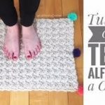 Alfombra crochet textura