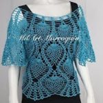 Blusa Crochet Piñas