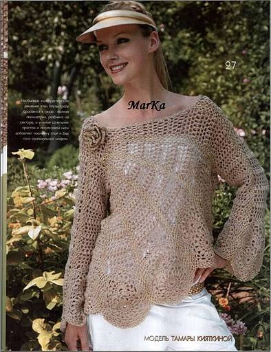 Blusas de crochet