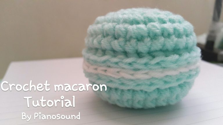 Tutorial Macaron crochet