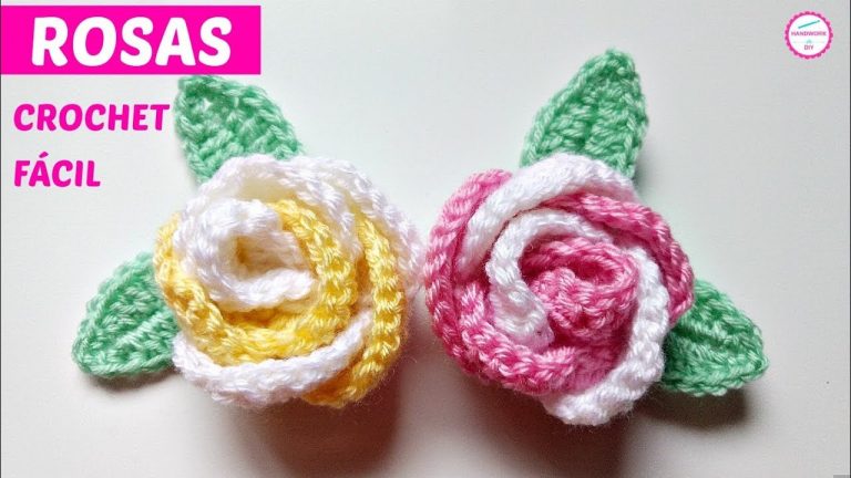 Tutorial Rosas en crochet