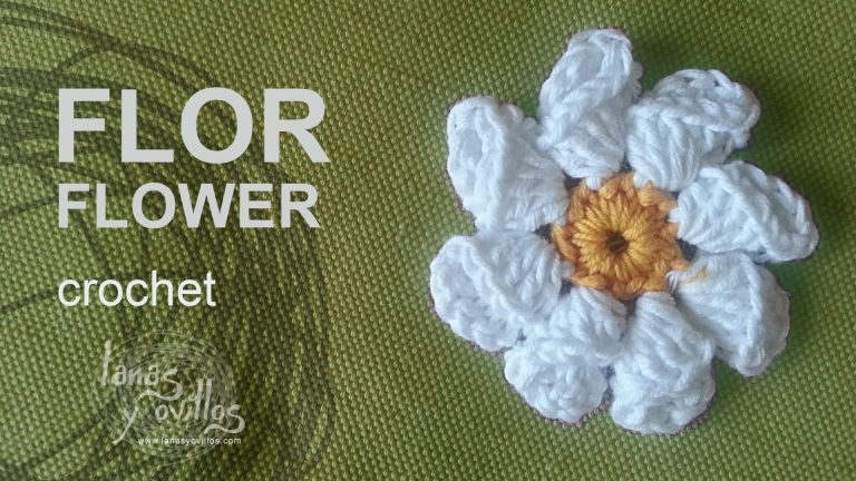 Tutorial Flor en Ganchillo
