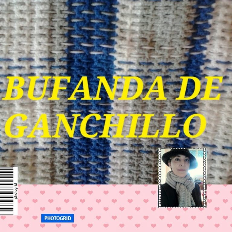 Bufanda Crochet simple
