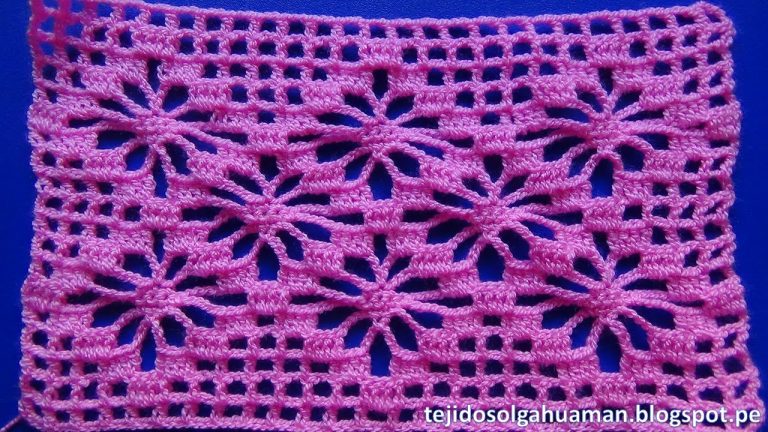 Tutorial crochet punto arañita