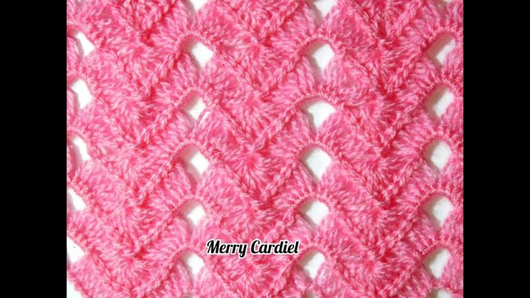 Tutorial crochet punto olas