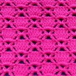 Tutorial crochet punto para mantas