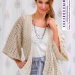Chaqueta Kimono Crochet