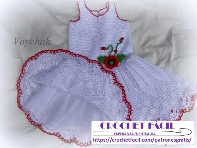 Vestido Niña Crochet